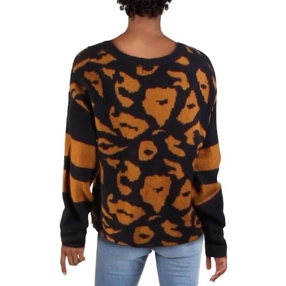 John + Jenn Leopard Varsity Sweater - Picture 2 of 3